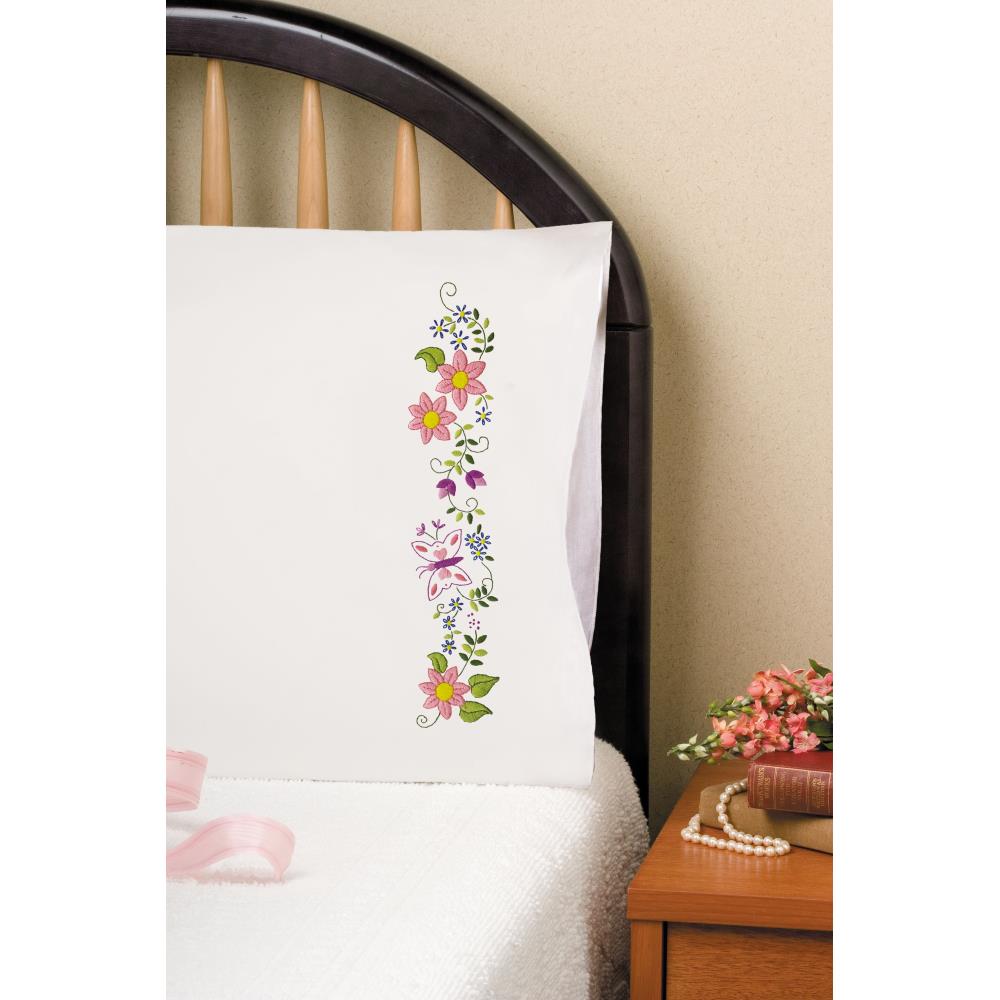 Spring Floral - Embroidery Pillowcase