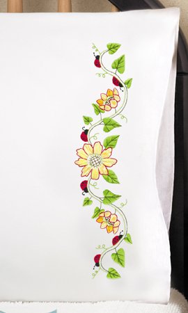 Sunflowers - Pillowcase Embroidery Kit