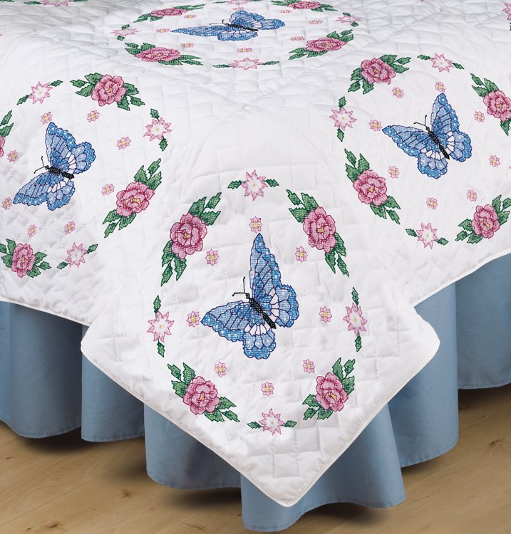 Butterfly Rose - Embroidery Kit