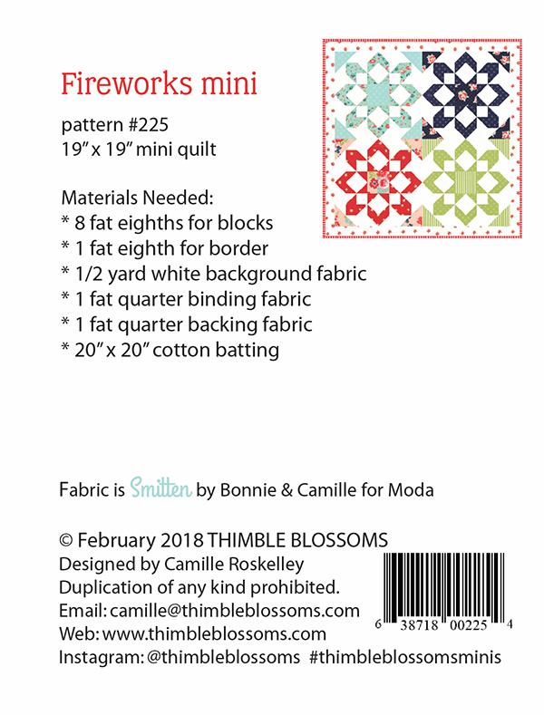 Fireworks Mini - Quilt Pattern