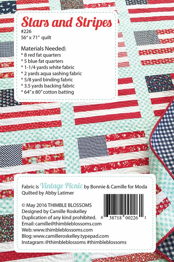 Stars And Stripes - Quilt Pattern