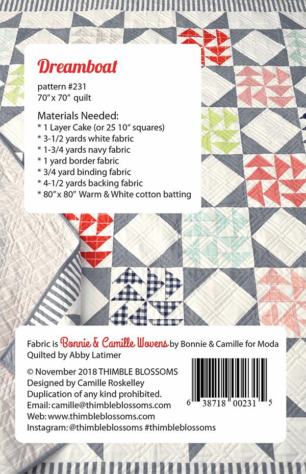 Dreamboat - Quilt Pattern