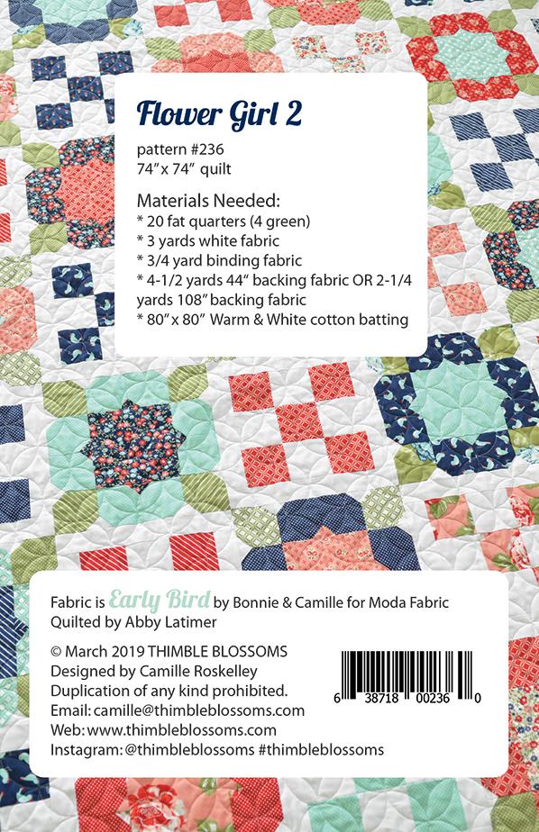 Flower Girl 2 - Quilt Pattern