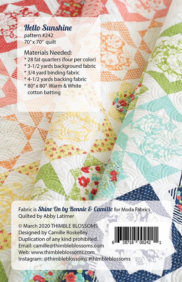 Hello Sunshine - Quilt Pattern