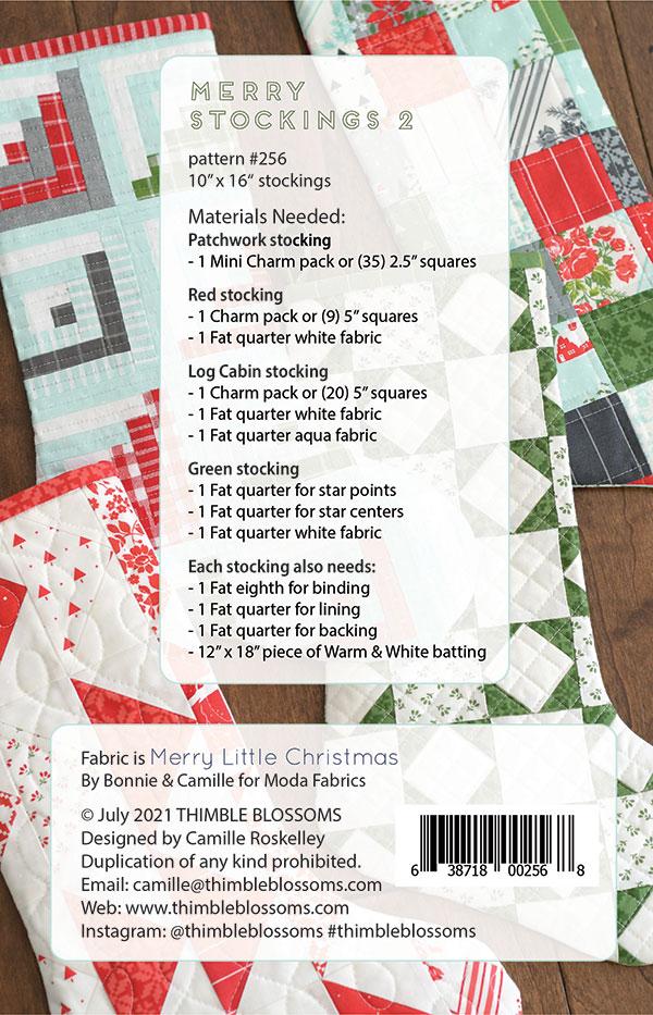 Merry Stockings 2 - Sewing Pattern