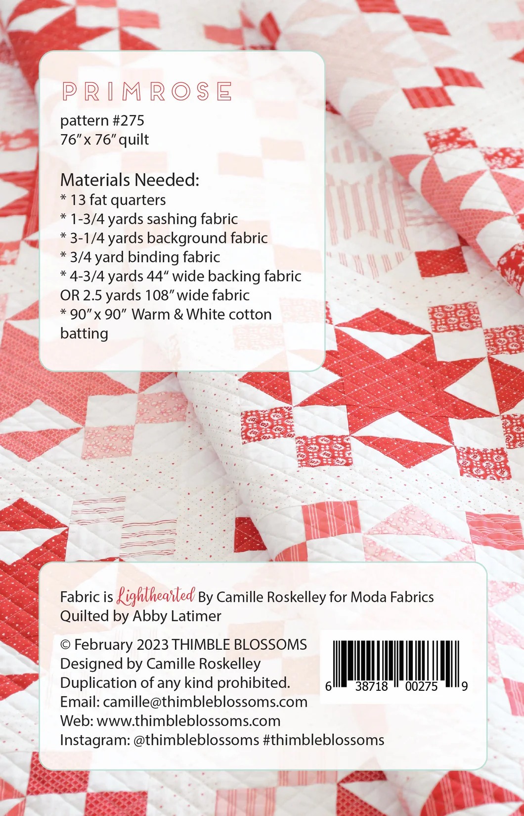 Primrose - Quilt Pattern