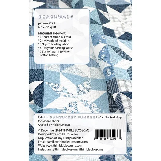 Beachwalk - Quilt Pattern