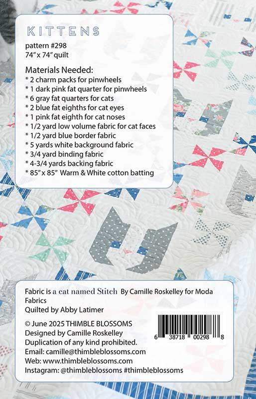 Kittens - Quilt Pattern