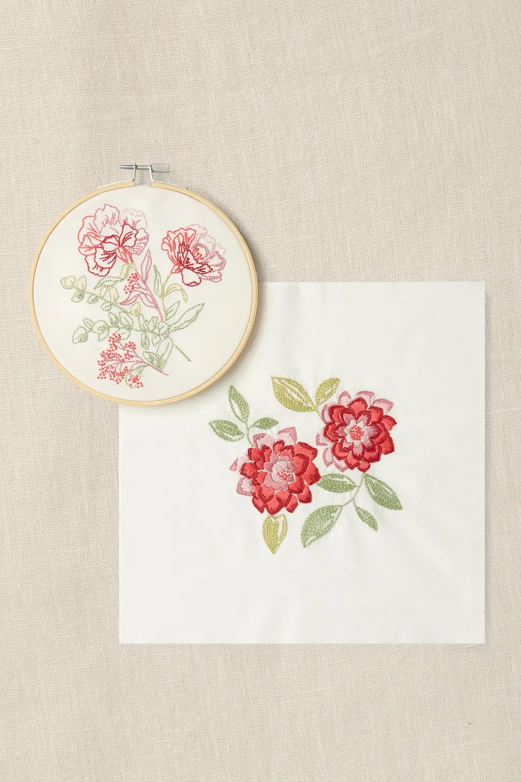 Calming Carnations - Embroidery Kit