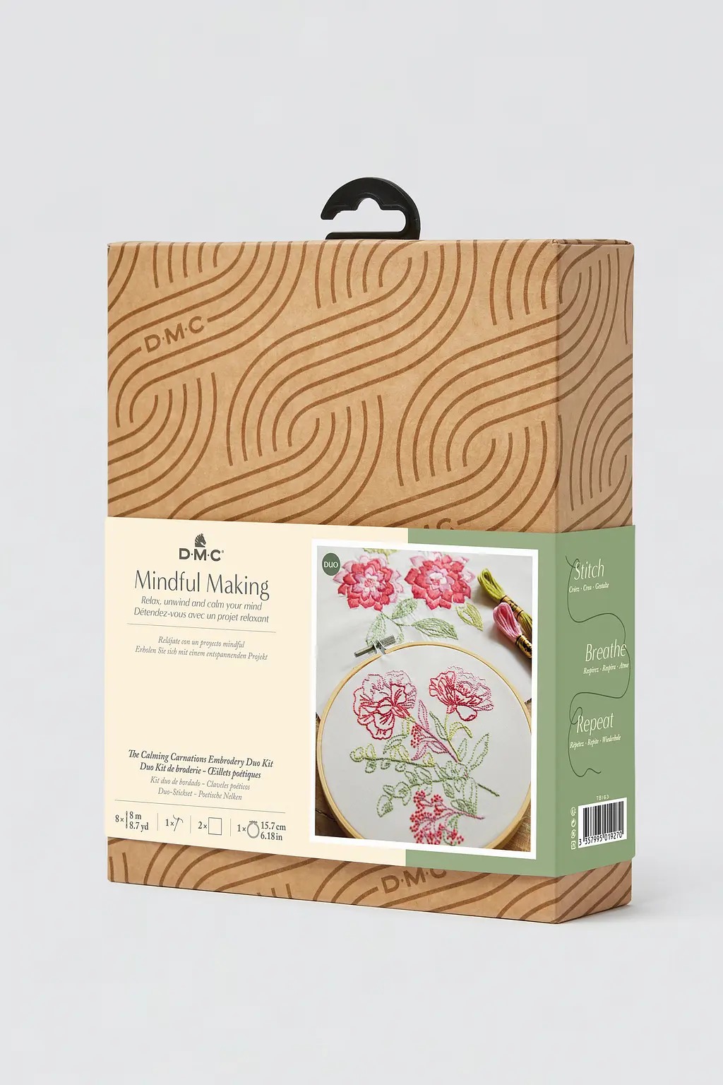 Calming Carnations - Embroidery Kit