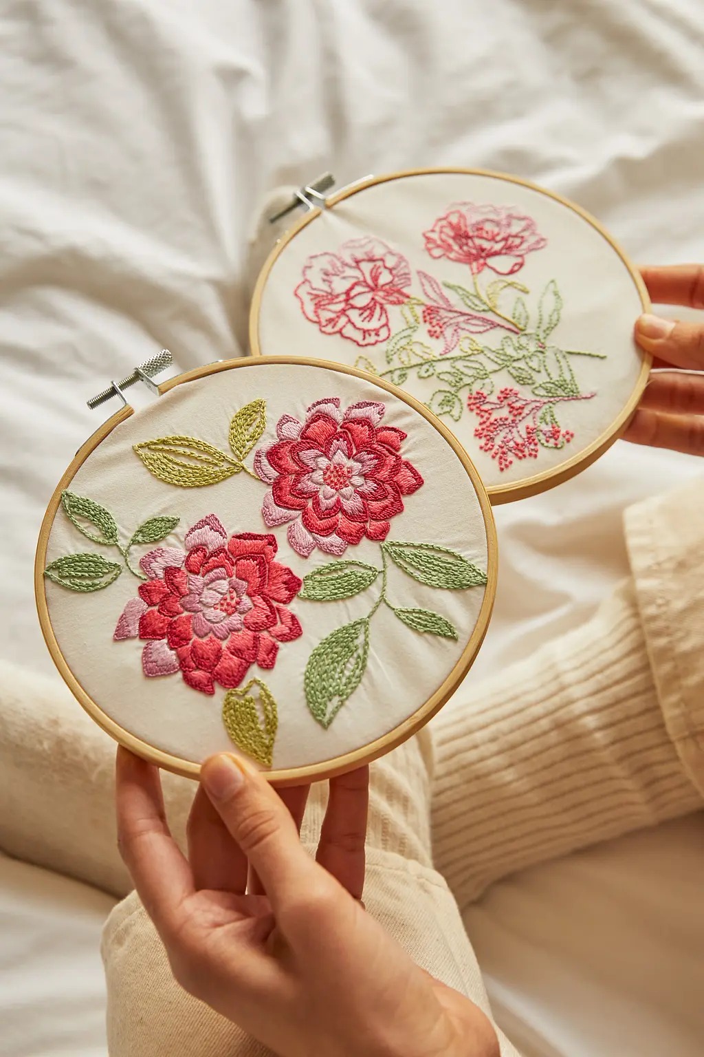 Calming Carnations - Embroidery Kit