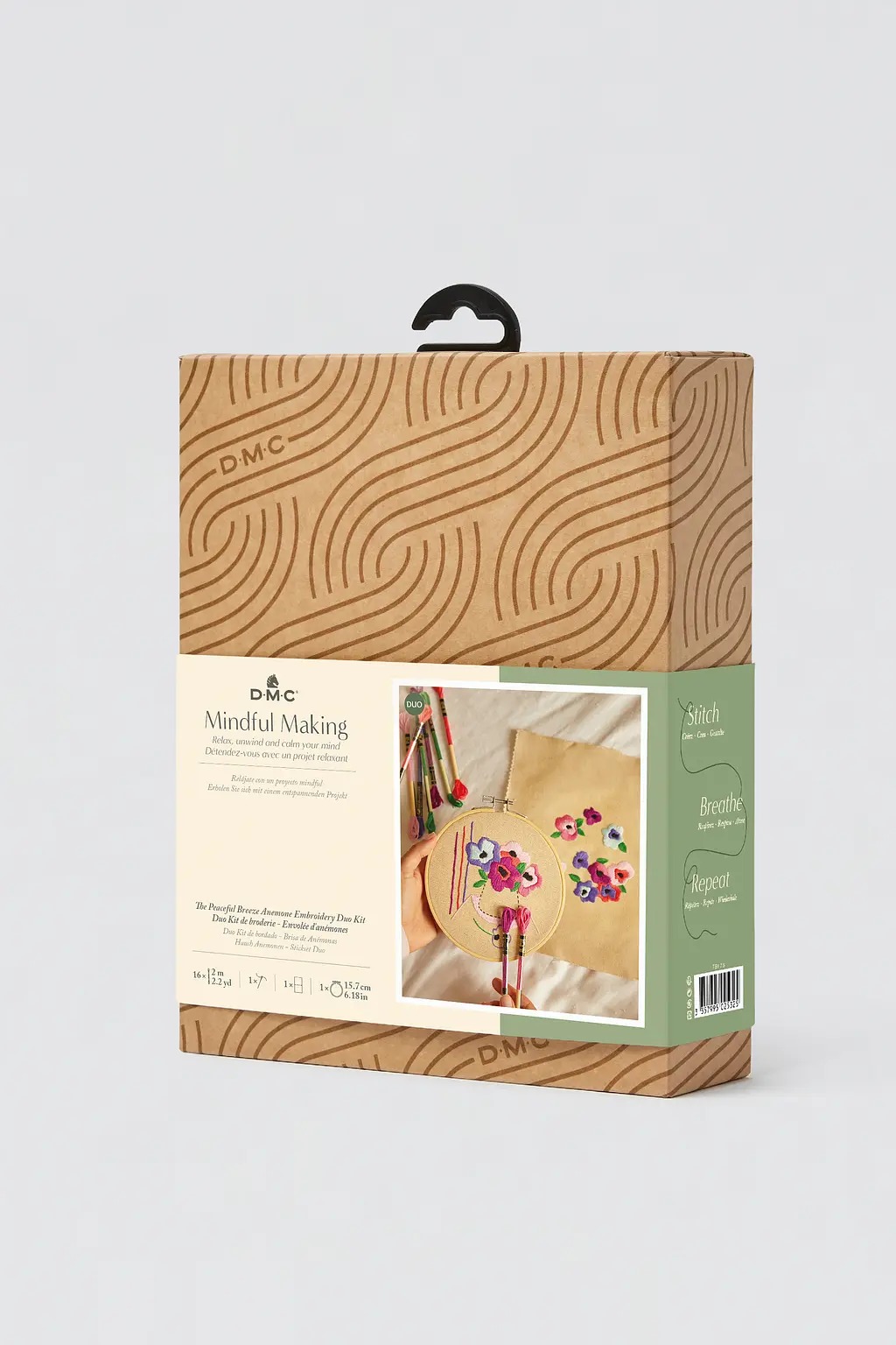Peaceful Breeze Anemone - Embroidery Kit