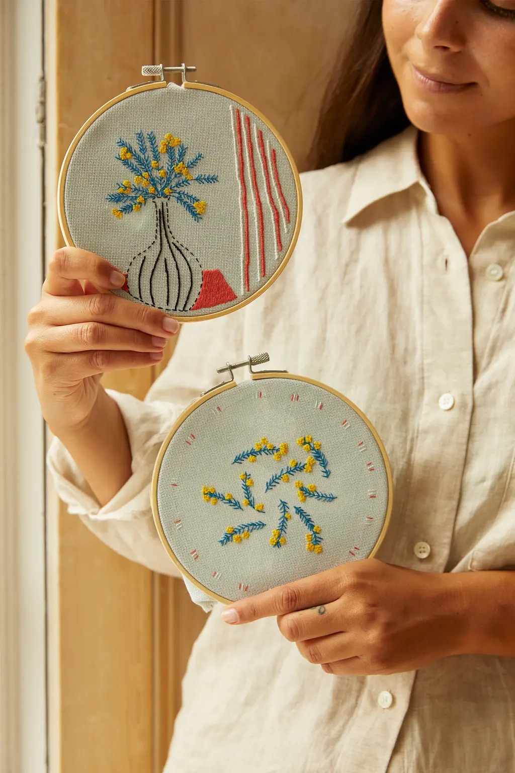 Mellow Mimosa - Embroidery Kit