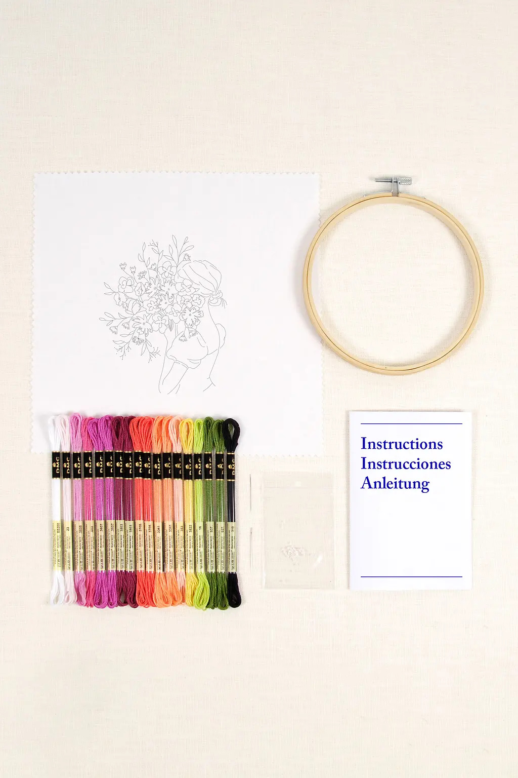 Floral Embrace - Embroidery Kit