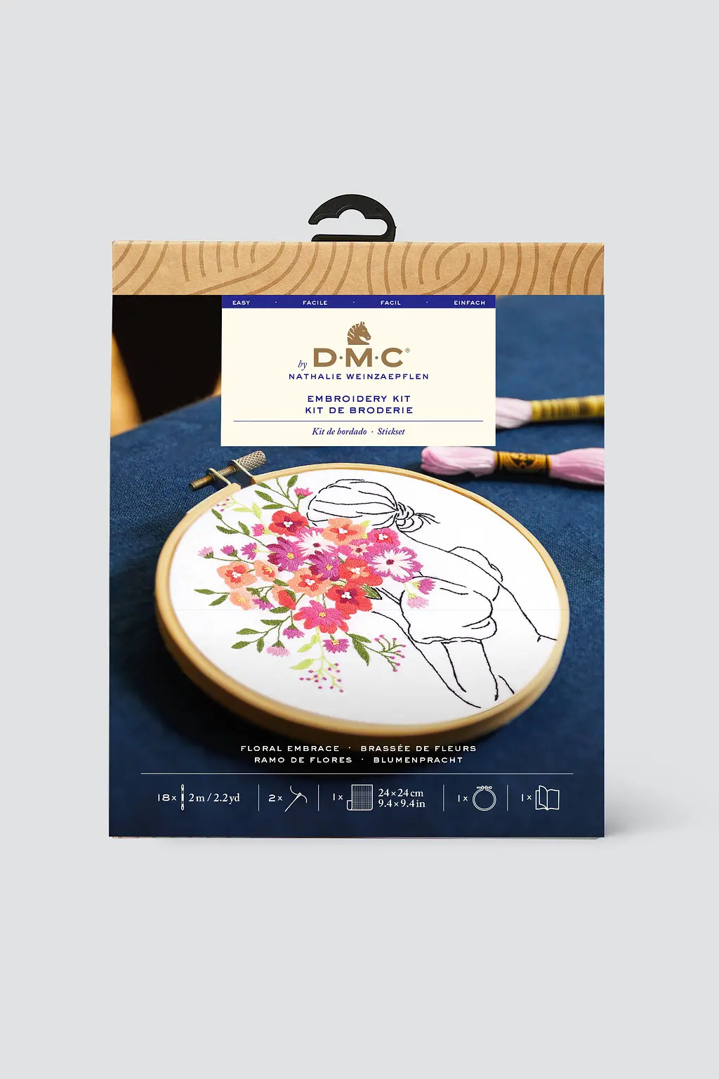 Floral Embrace - Embroidery Kit