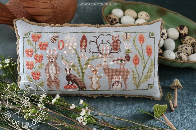 Rabbit Parade - Cross Stitch Pattern