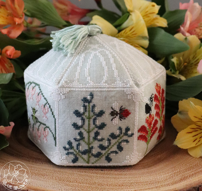 Bees In The Greenhouse - Cross Stitch Pattern
