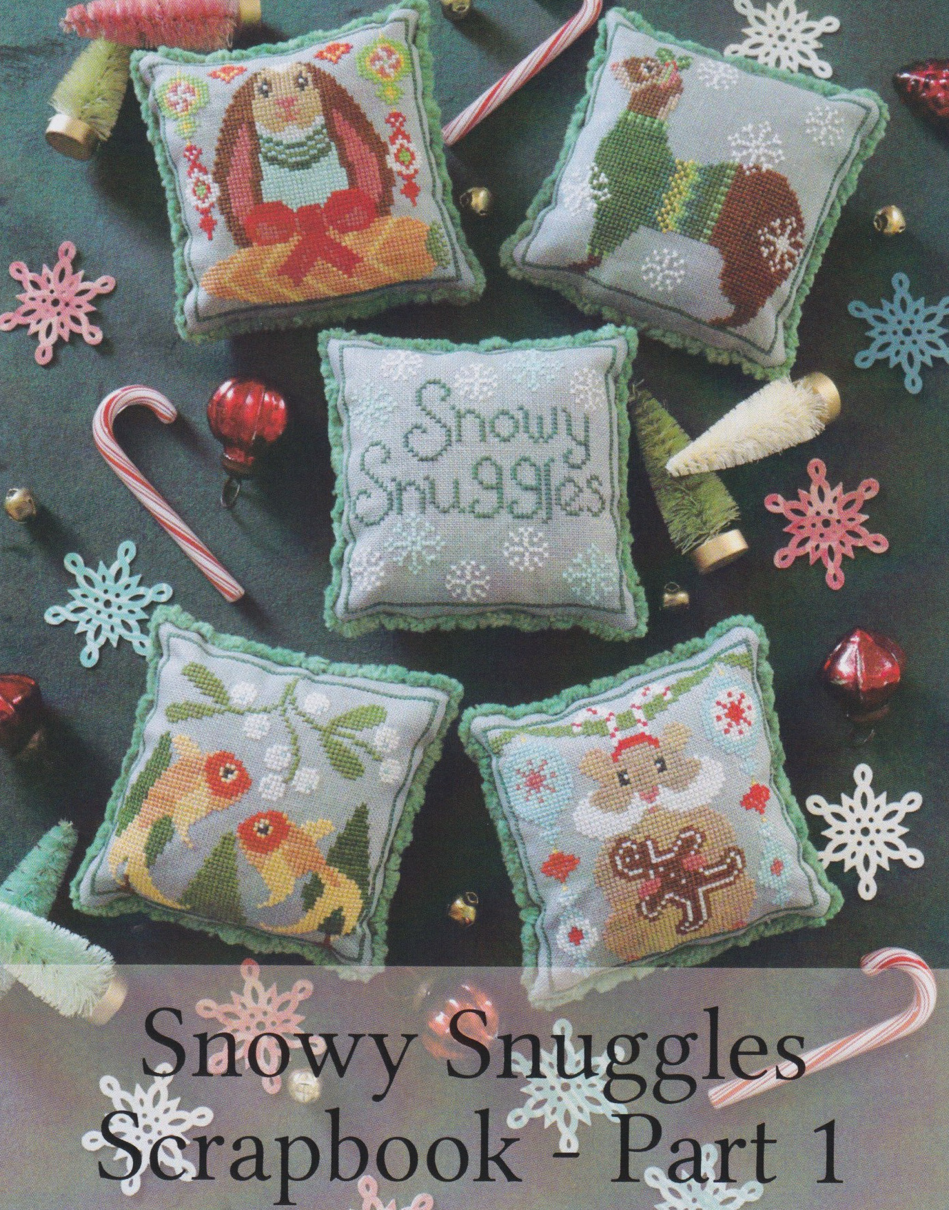 Snowy Snuggles Scrapbook - Christmas Cross Stitch Pattern