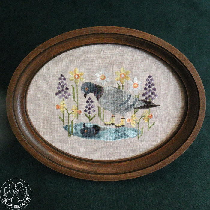 Pigeon & Puddle - Cross Stitch Pattern