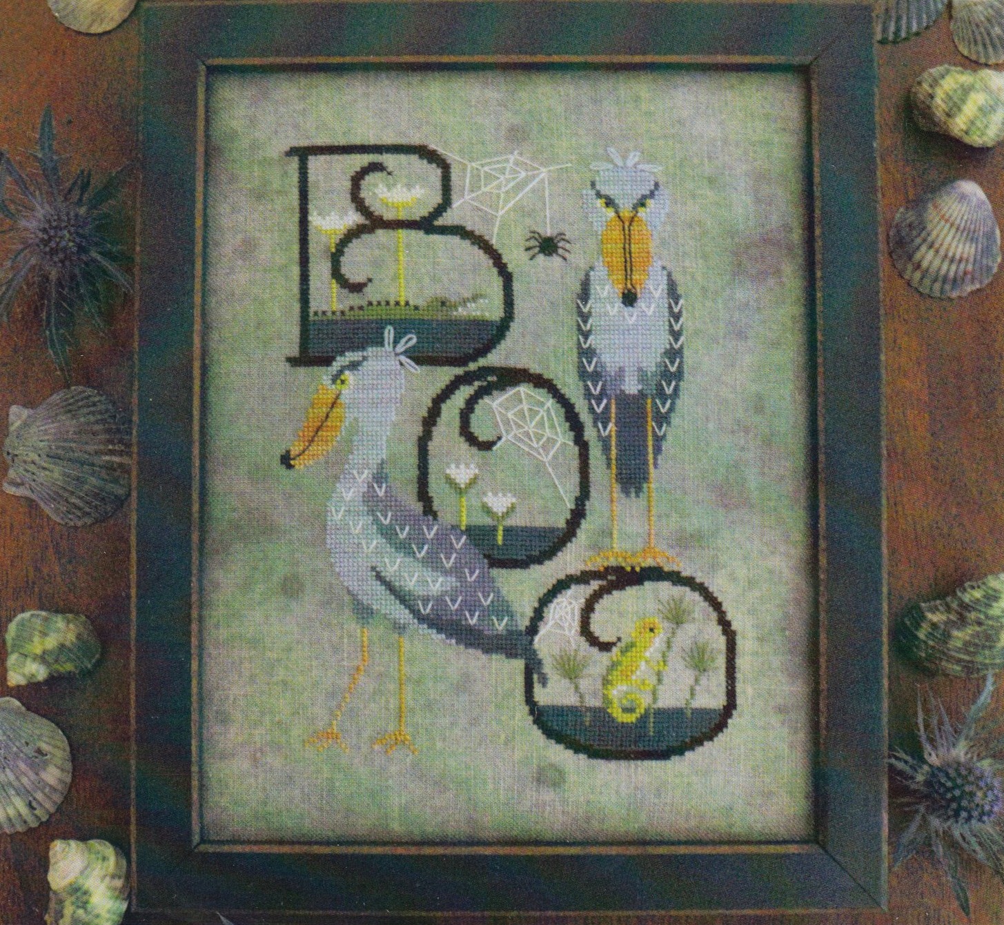 Spooky Shoebill - Cross Stitch Pattern