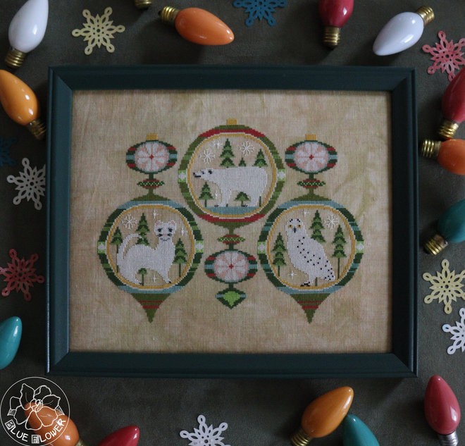 Snowy & Bright - Christmas Cross Stitch Pattern