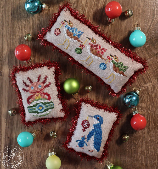 Merry Menagerie - Christmas Cross Stitch Pattern