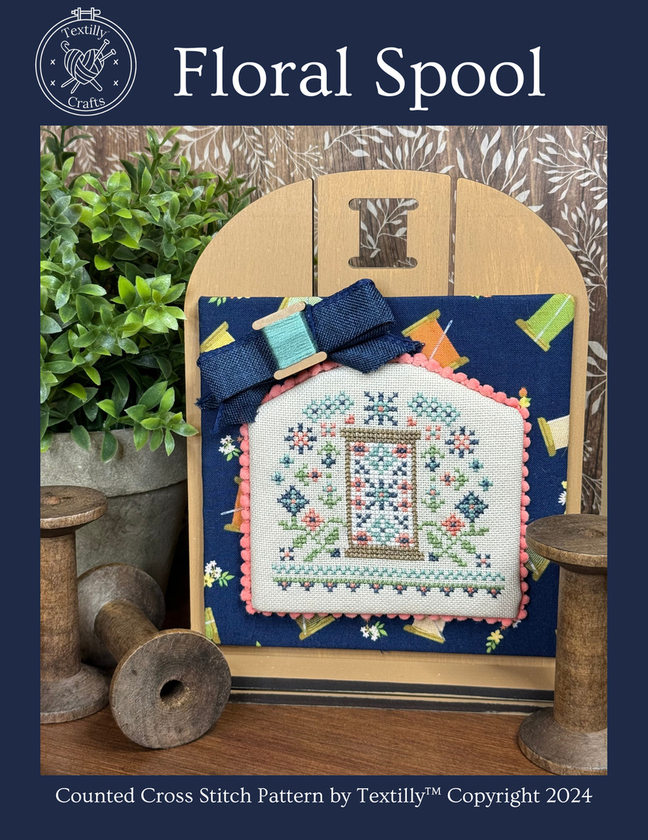 Floral Spool - Cross Stitch Pattern