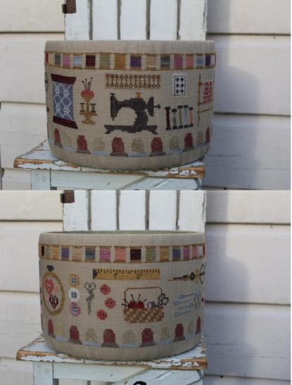 Odds & Ends Basket - Cross Stitch Pattern