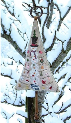 Snowman Tree - Christmas Cross Stitch Pattern