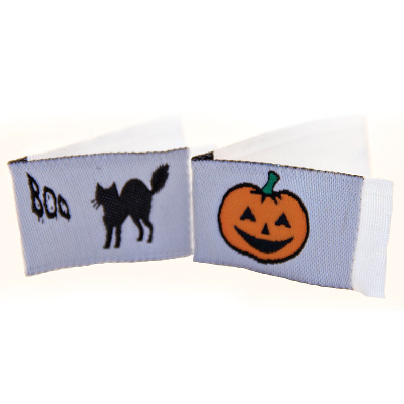 Pumpkin & Black Cat - Halloween Tags 12ct