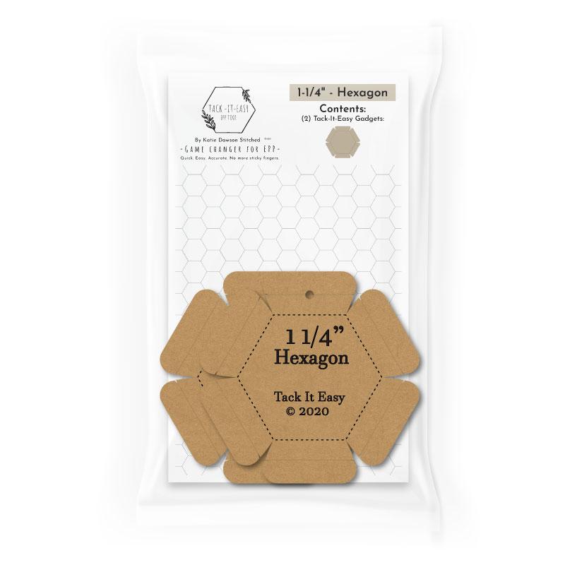 Tack it Easy 1 1/4" Hexagon Gadget - Paper Piecing Tool