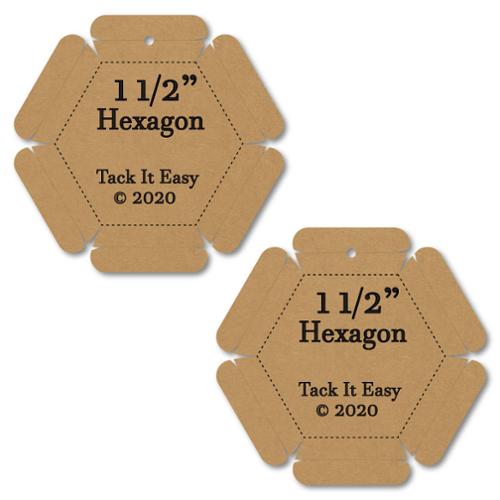 Tack it Easy 1 1/4" Hexagon Gadget - Paper Piecing Tool