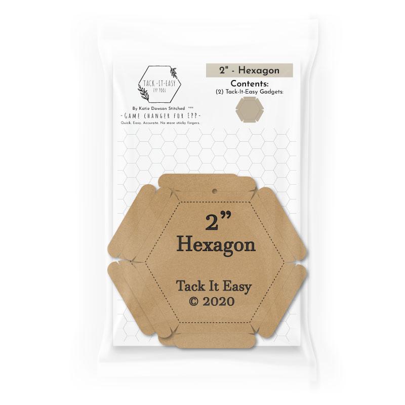 Tack it Easy 2" Hexagon Gadget - Paper Piecing Tool