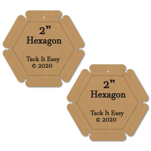 Tack it Easy 2" Hexagon Gadget - Paper Piecing Tool