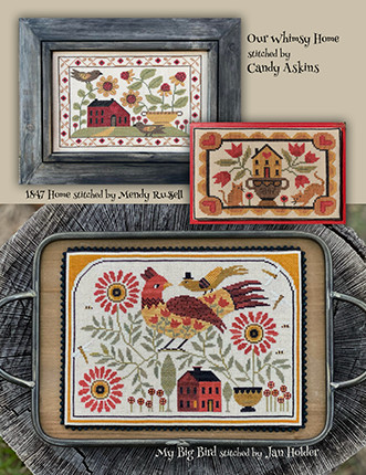 Love Lives Here - 9 Designs - Cross Stitch Pattern