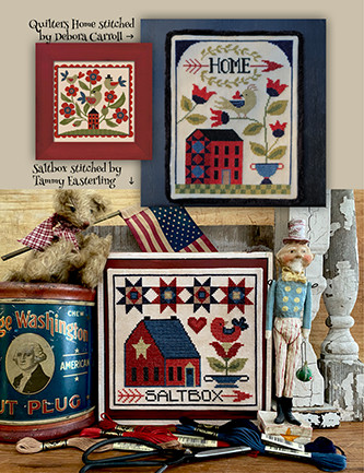 Love Lives Here - 9 Designs - Cross Stitch Pattern