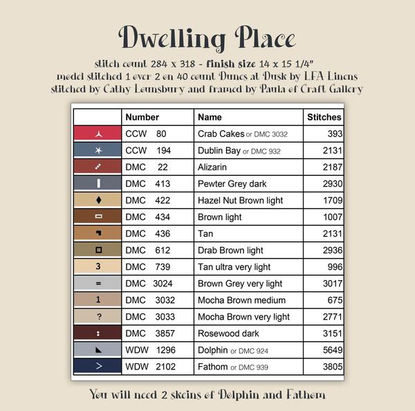 Dwelling Place Sampler - Cross Stitch Book