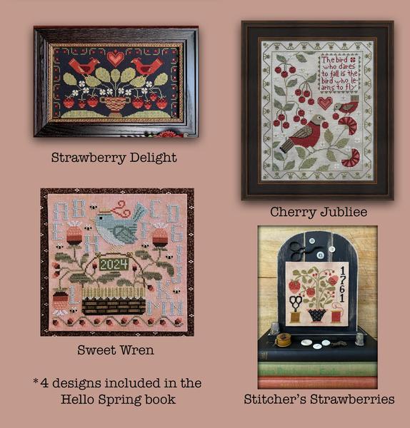 Hello Spring - 8 Designs - Cross Stitch Pattern