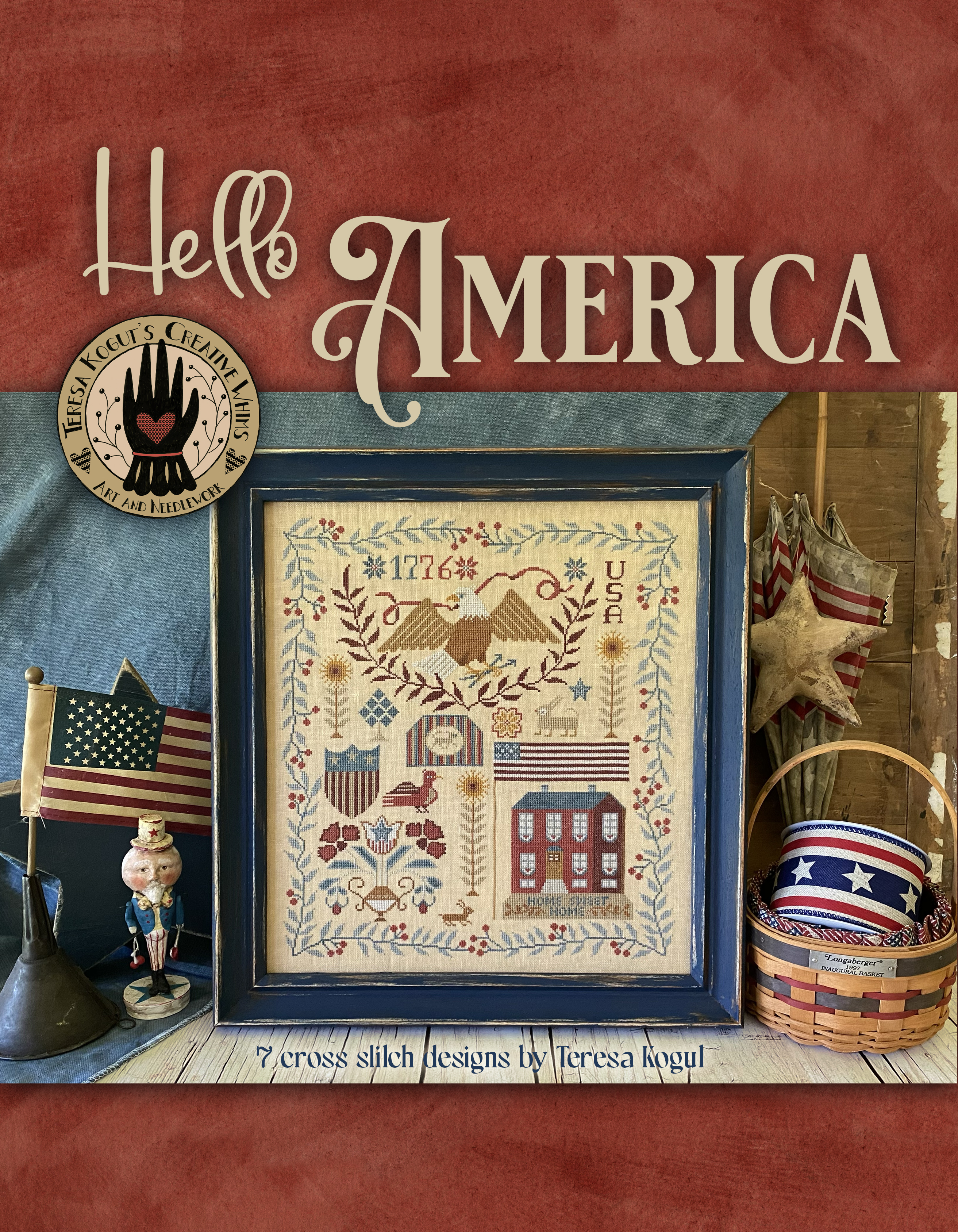 Hello America - Cross Stitch Book