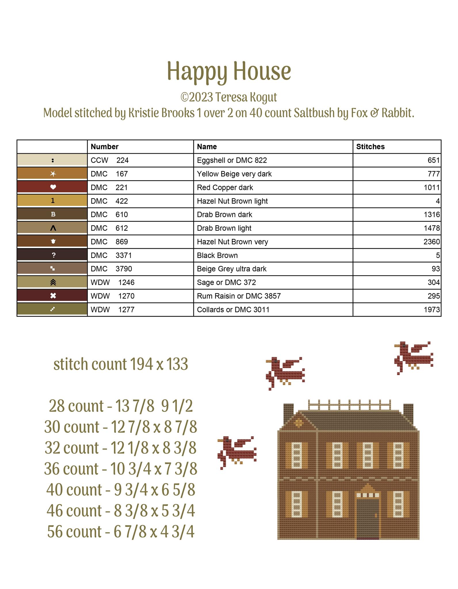 Humble Cottage - Cross Stitch Book