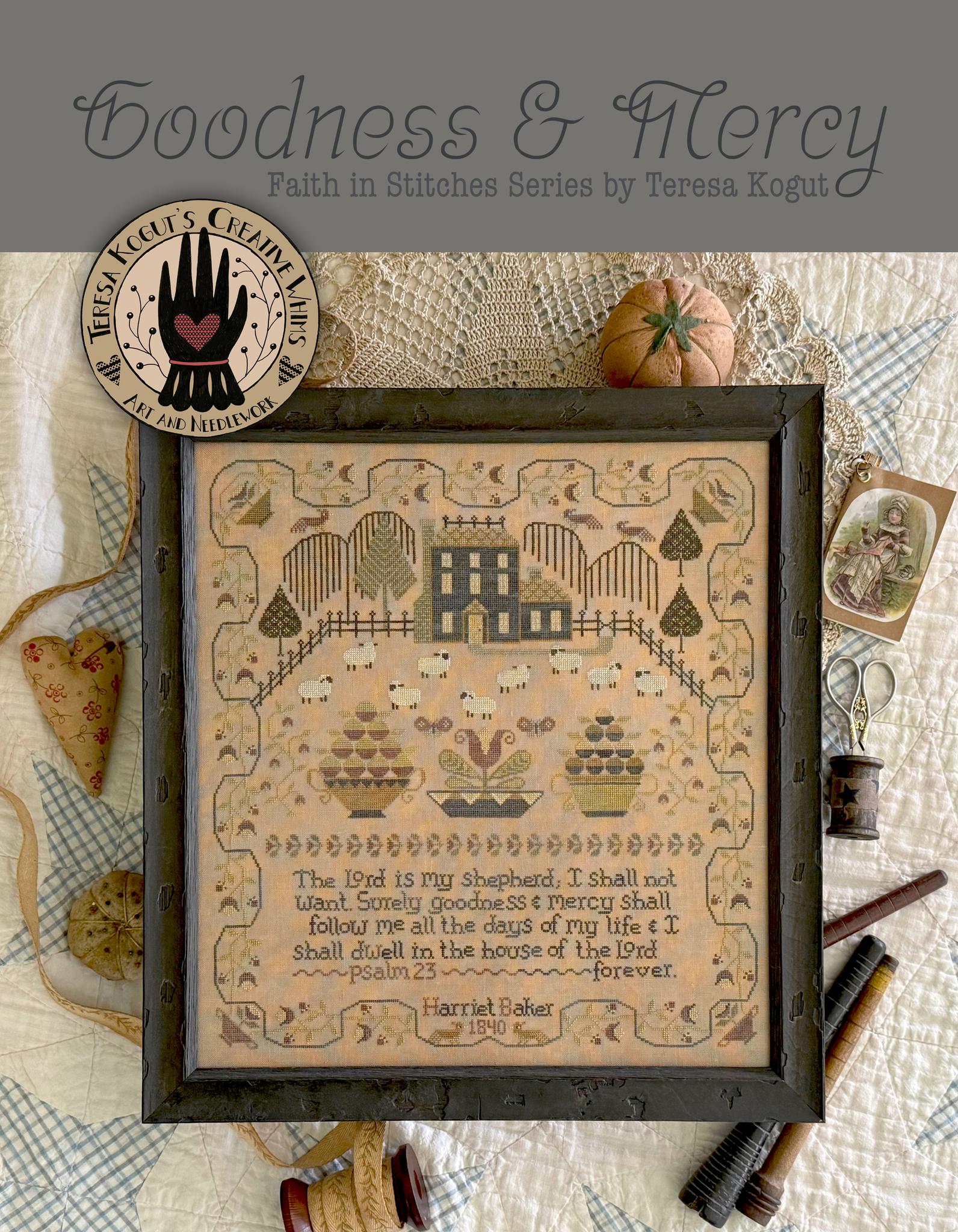 Goodness & Mercy - Christian Cross Stitch Book