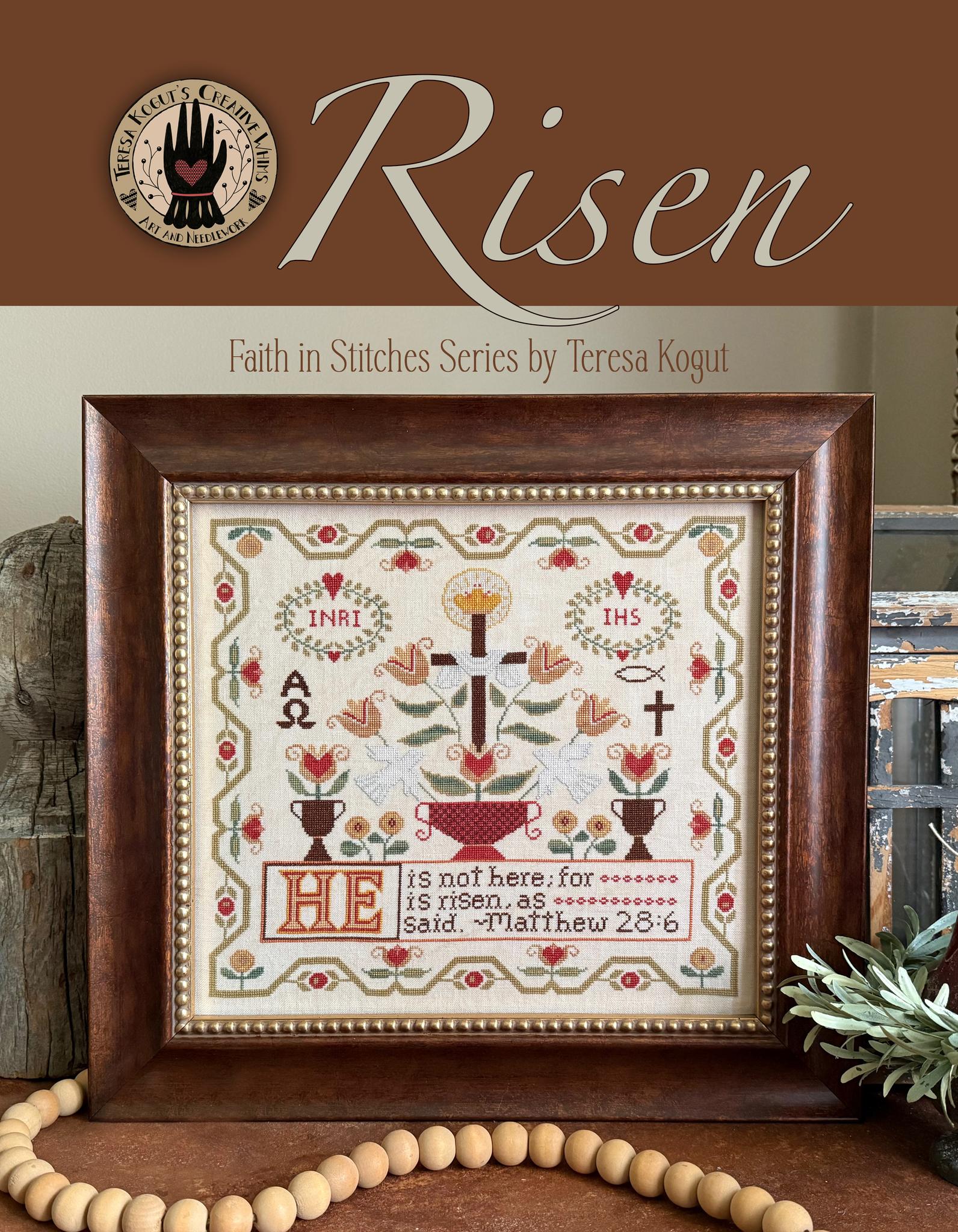 Risen - Christian Cross Stitch Book