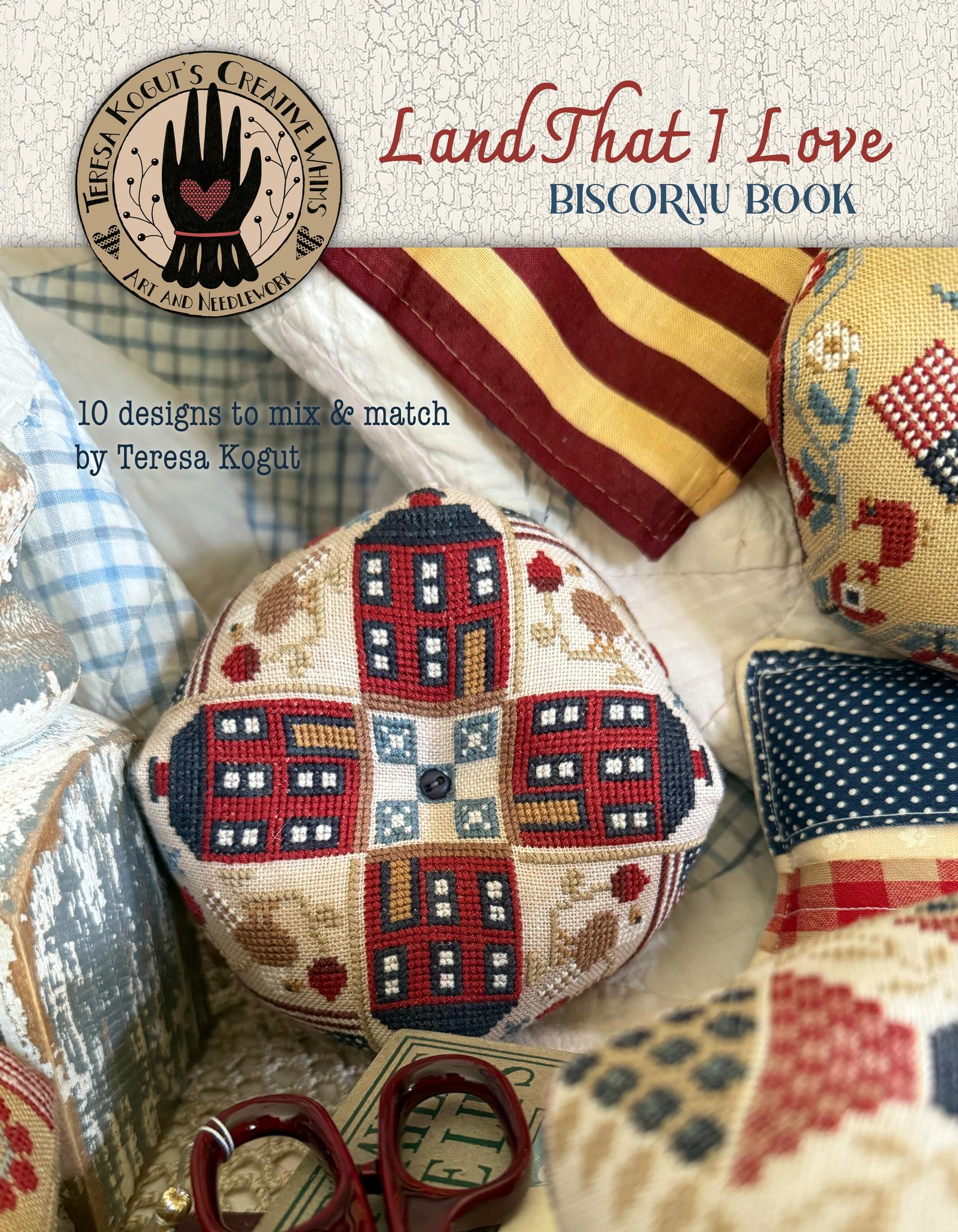 Land That I Love - Patriotic Cross Stitch Bisornu Book