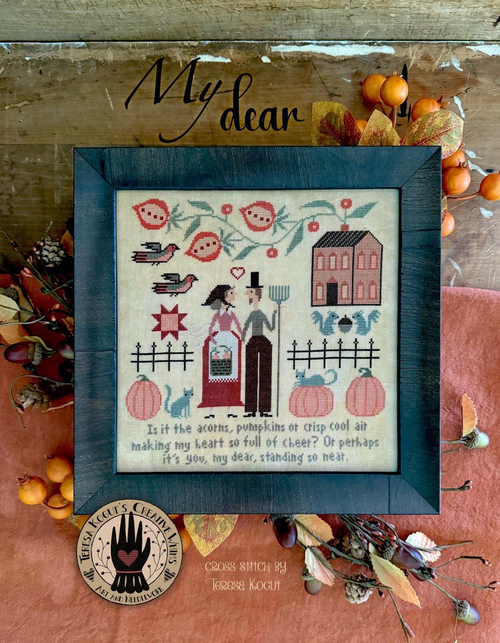 My Dear - Thanksgiving Cross Stitch Pattern