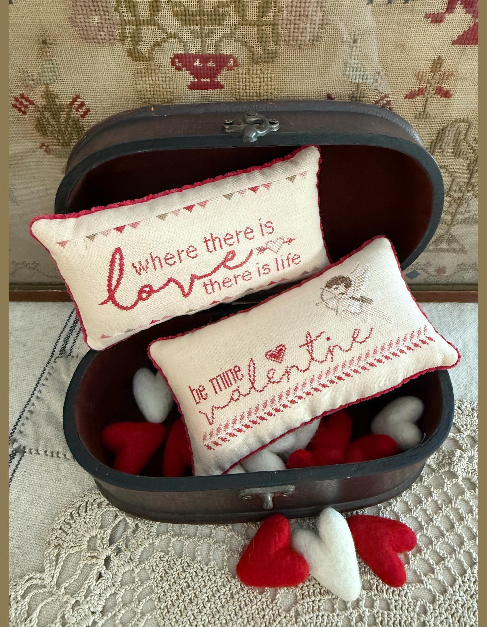 Hello Love - Valentines Cross Stitch Pattern