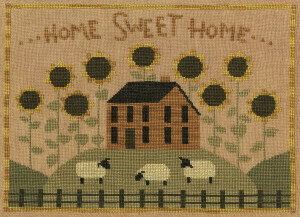 Sunflower House - Cross Stitch Pattern