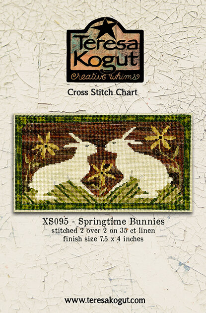 Springtime Bunnies - Cross Stitch Pattern