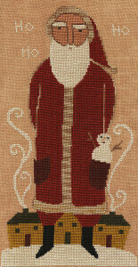 Ho Ho Ho Santa - Christmas Cross Stitch Pattern
