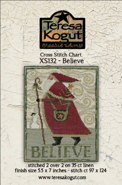 Believe - Christmas Cross Stitch Pattern