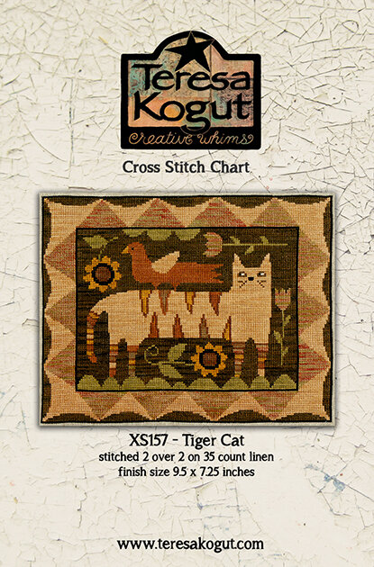 Tiger Cat - Cross Stitch Pattern